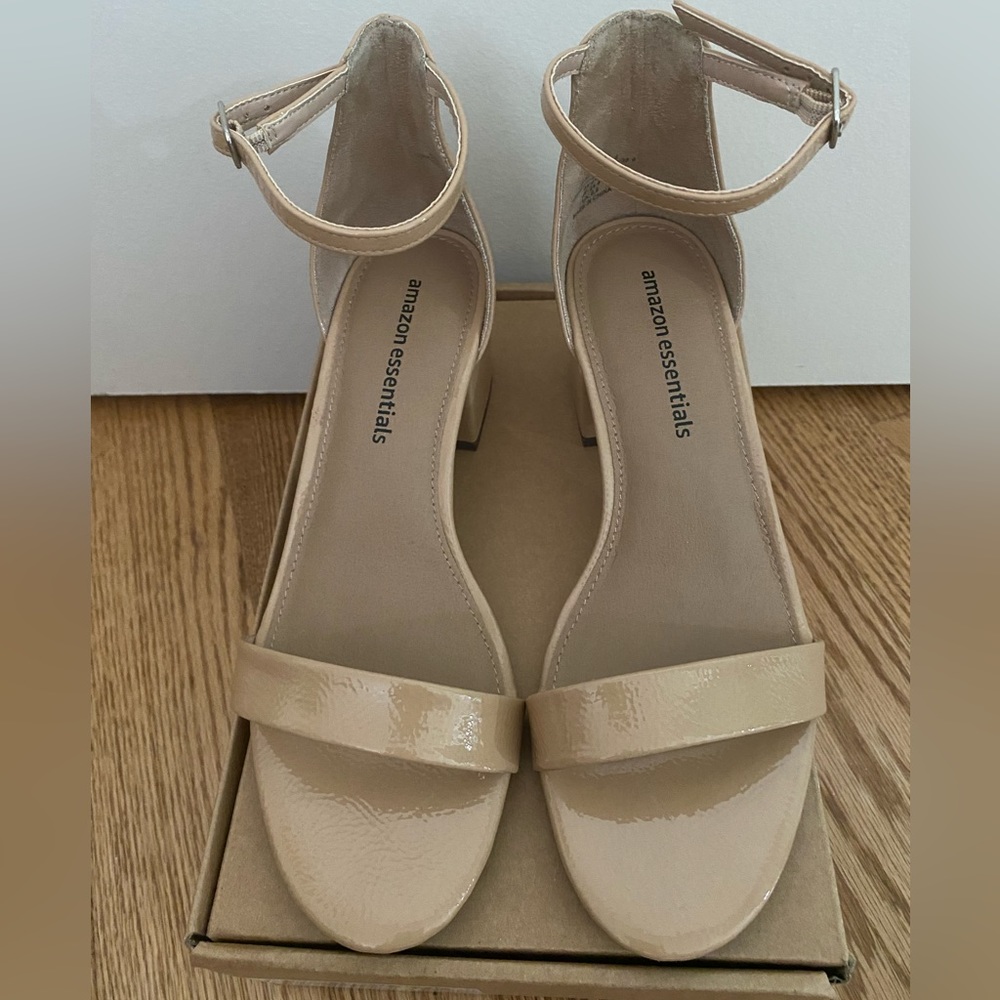 Amazon Essentials Blush Ankle Strap Sandals